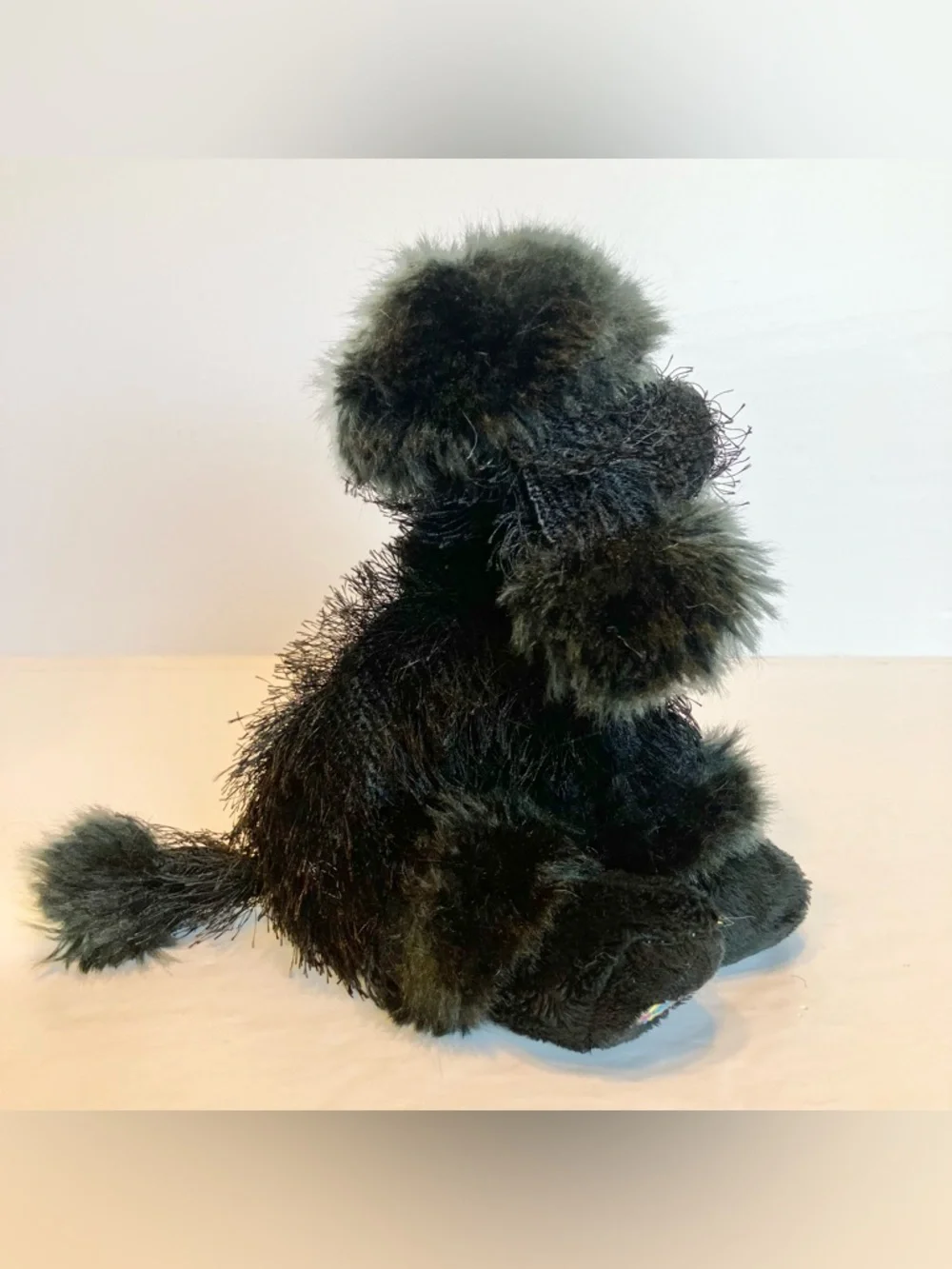 Ganz Webkinz Black Poodle & Lil‎ Kinz Black Poodle HM191 + HS191 Plush Set